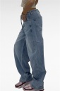 jeans con laccio barrel